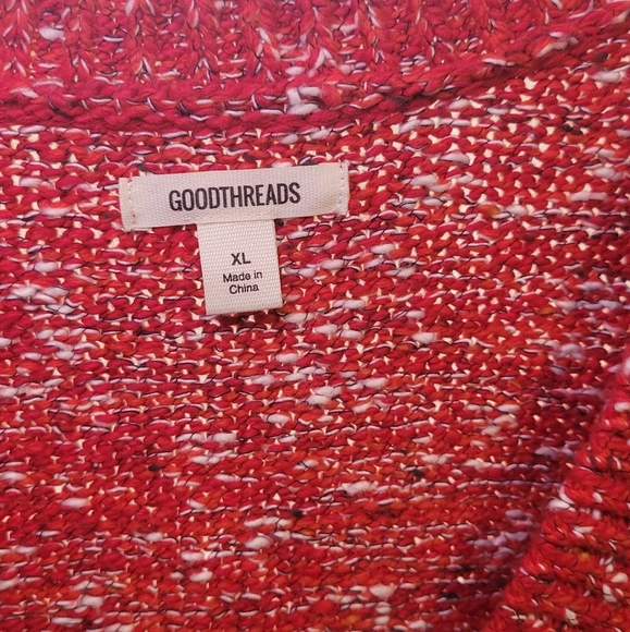 Goodthreads Red Cardigan Sweater - Picture 3 of 5